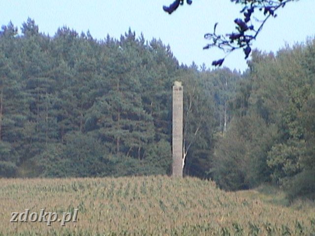 2002-08-31.31 mru -  widok na komin petla borysz.JPG - Midzyrzecki Rejon Umocniony - komin wychodzcy z podziemi na Ptli Boryszyskiej